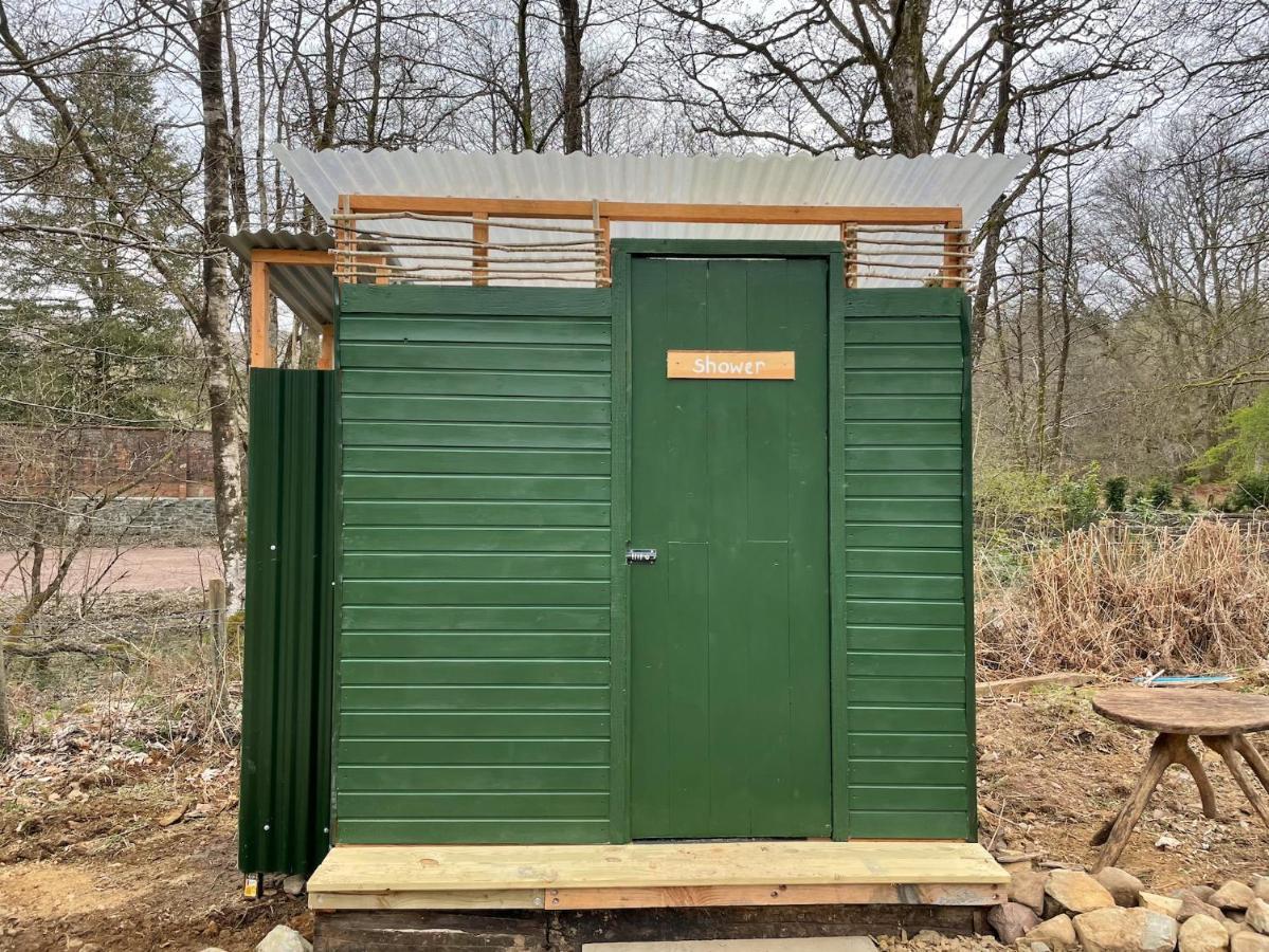 Cosy Woodland Off Grid Shepherds Hut - Rowan Villa Касъл Дъглас Екстериор снимка