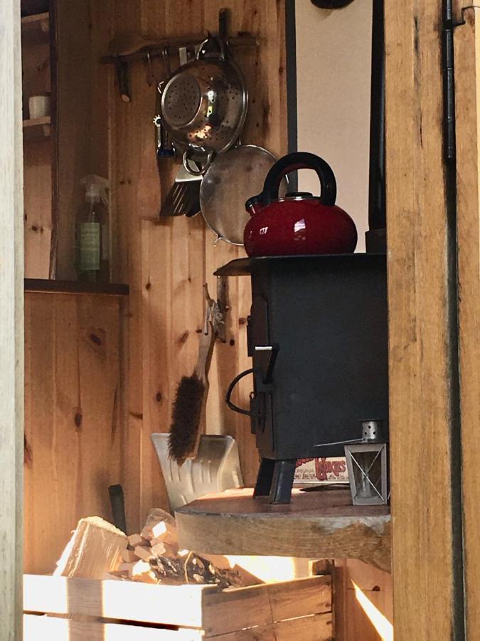 Cosy Woodland Off Grid Shepherds Hut - Rowan Villa Касъл Дъглас Екстериор снимка